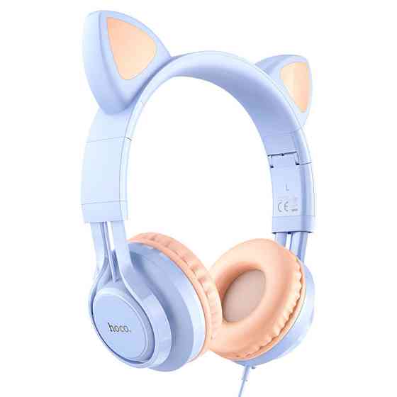 Накладные наушники Hoco W36 Cat ear (3.5mm/1.2m) Херсон