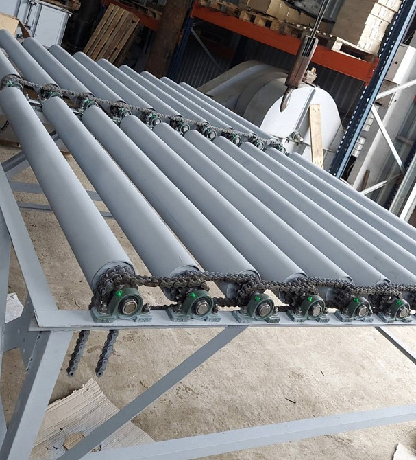 Транспортер роликовый (рольганг). Рольганг приводной. Рольганг Привідний роліковий Киев - изображение 10