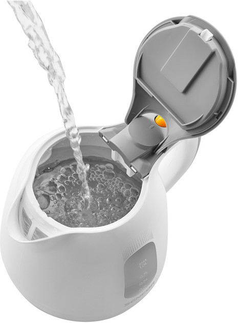 Электрочайник Sencor SWK 1100WH 1 л белый с серым Київ - зображення 5