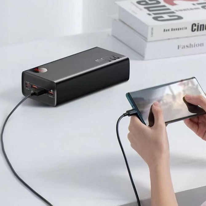 Портативное ЗУ Power Bank Baseus Adaman Digital Display 22.5W 40000mAh (PPAD020101) Херсон - изображение 8