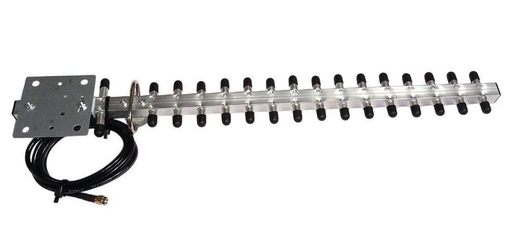 Антенна Yagi 3900-4150/5050-5450/5600-6300 МГц, 16 dBi, до 25 Вт, кабель 1,5 м, RP SMA-male (10989) Дніпро - зображення 8