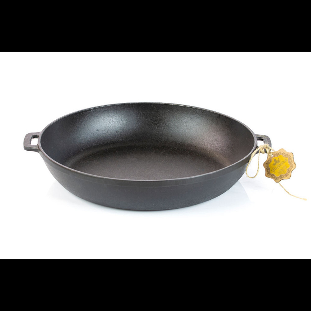 Жаровня чугунная с двумя ручками Maysternya 32х6 см Одеса - зображення 10