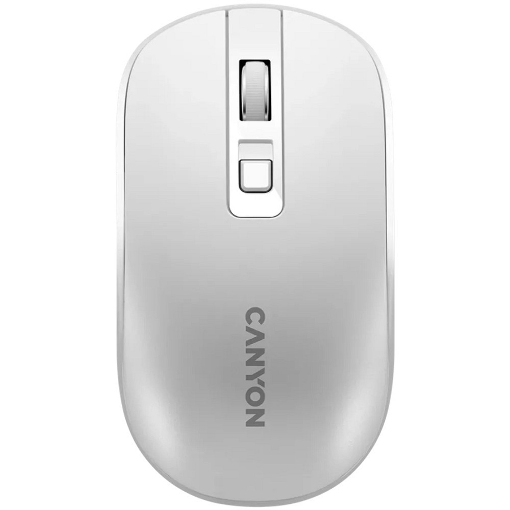 Мышь компьютерная безпроводная Canyon Wireless White CNS-CMSW18PW белая Київ - зображення 1