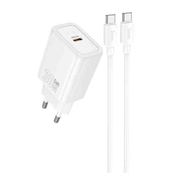 СЗУ Hoco N62 Gentle PD30W (1USB-C) + кабель Type-C to Type-C Херсон