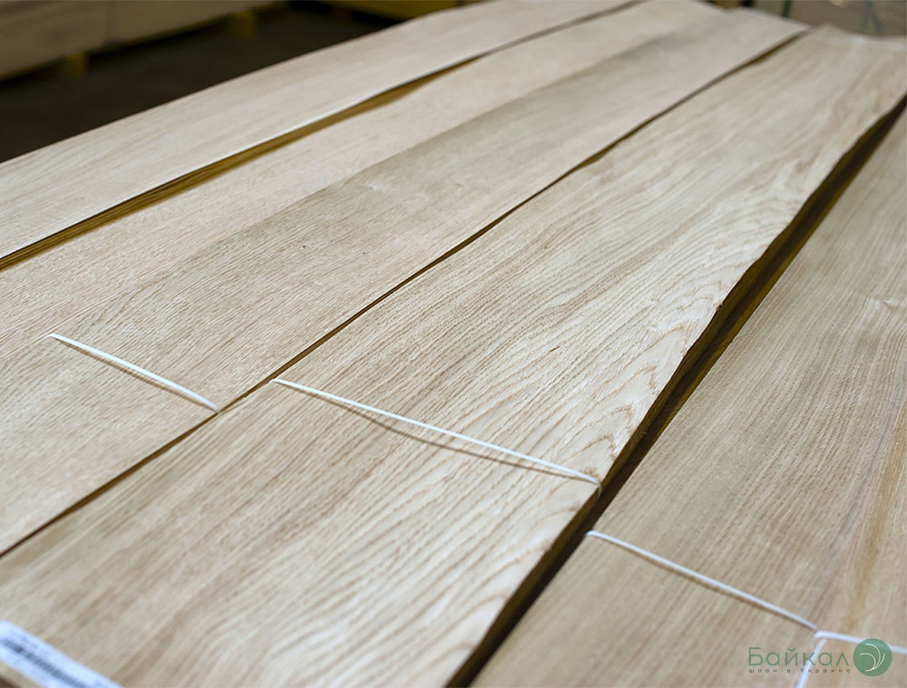 Шпон ДУБА тангентал (0,6 мм / длина от 0,8 до 3,8 м) I-сорт Киев - изображение 1