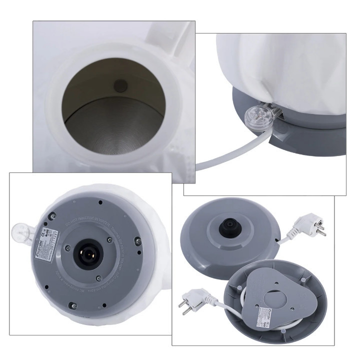 Электрический чайник керамический 1,2 л Kamille KM-1726 Київ - зображення 2