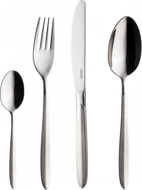 Набір столових приладів Vinzer Nocturne VZ-50101 24 предмети Київ - зображення 1