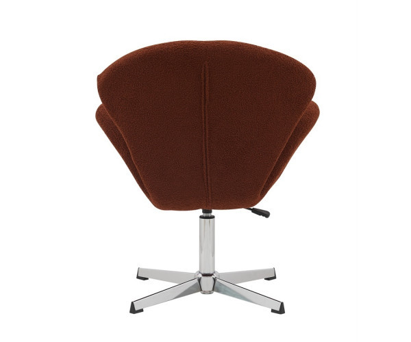 Крісло Сван коричнева тканина букле тедді Дніпро - зображення 5