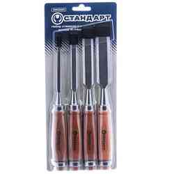 Набор стамесок (6-24мм) 4ед. СТАНДАРТ SWC0101 Харків