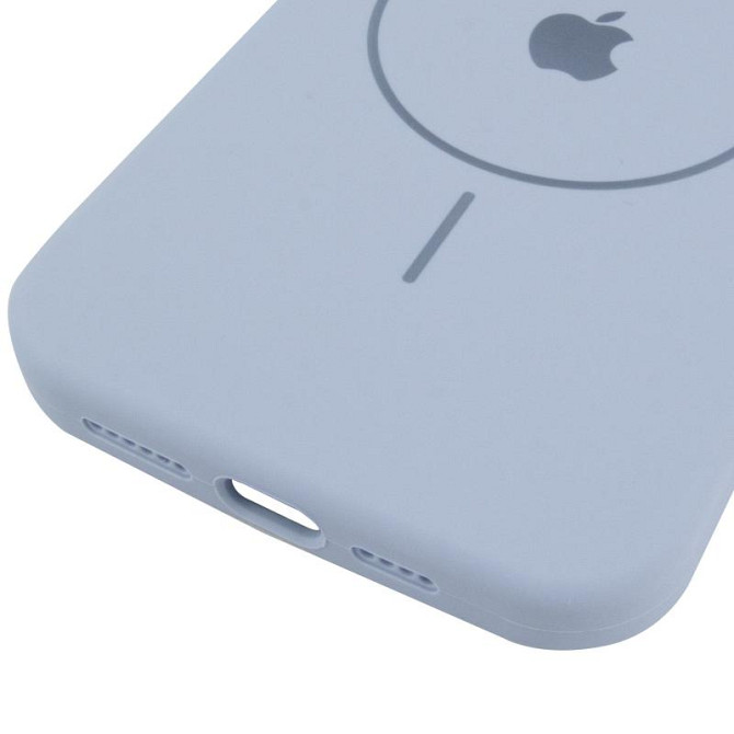 Чехол Silicone Case Full Protective (AA) V2 with MagSafe для Apple iPhone 15 Pro (6.1") Херсон - зображення 5