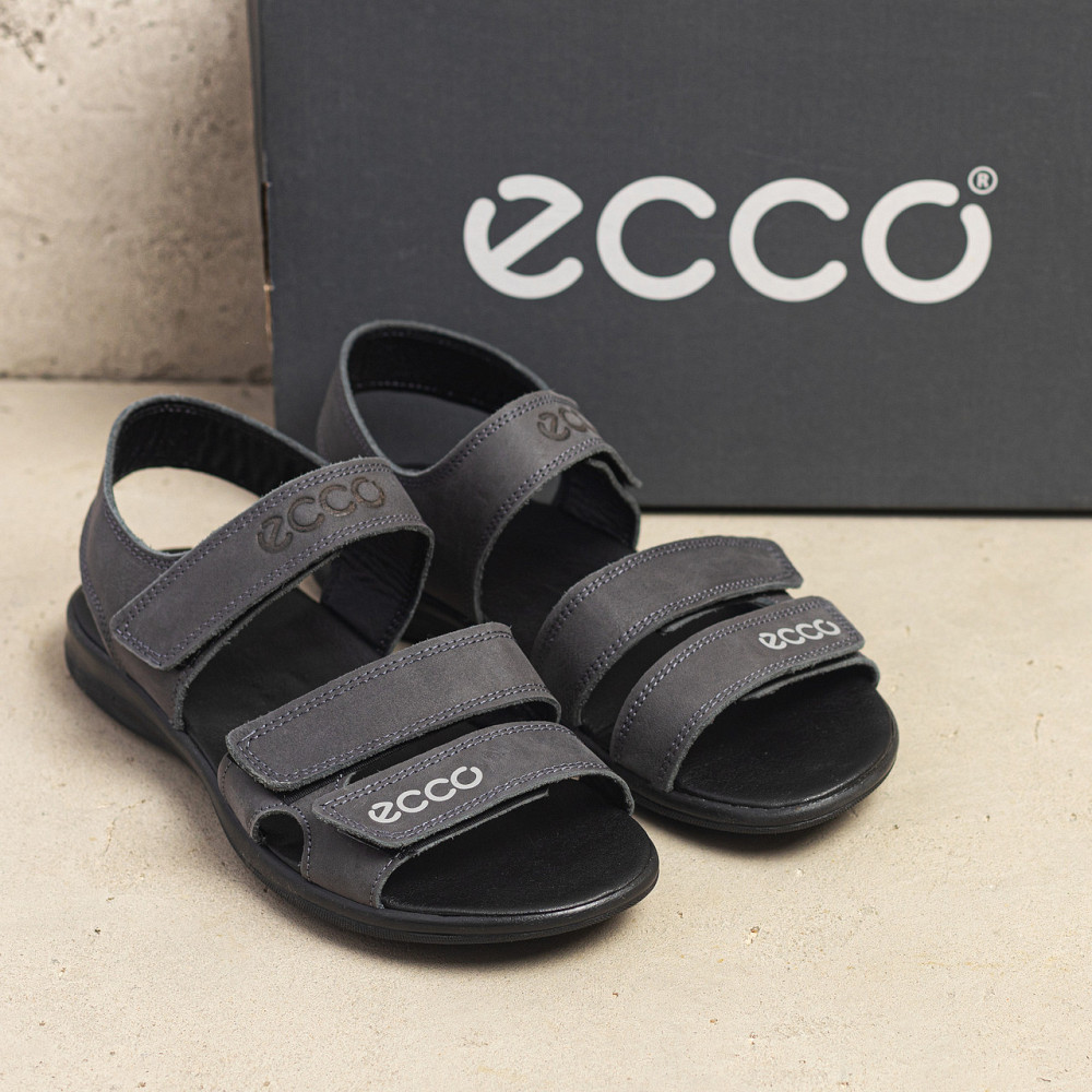 Мужские кожаные сандалии E-series Grey Київ - зображення 5