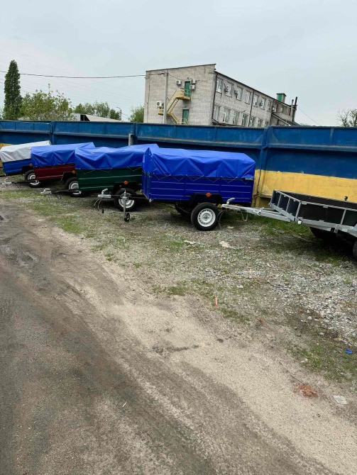 Новий причіп до авто 170х130х40 "Дніпро"-Кременчуцькі причепи Богуслав - зображення 1