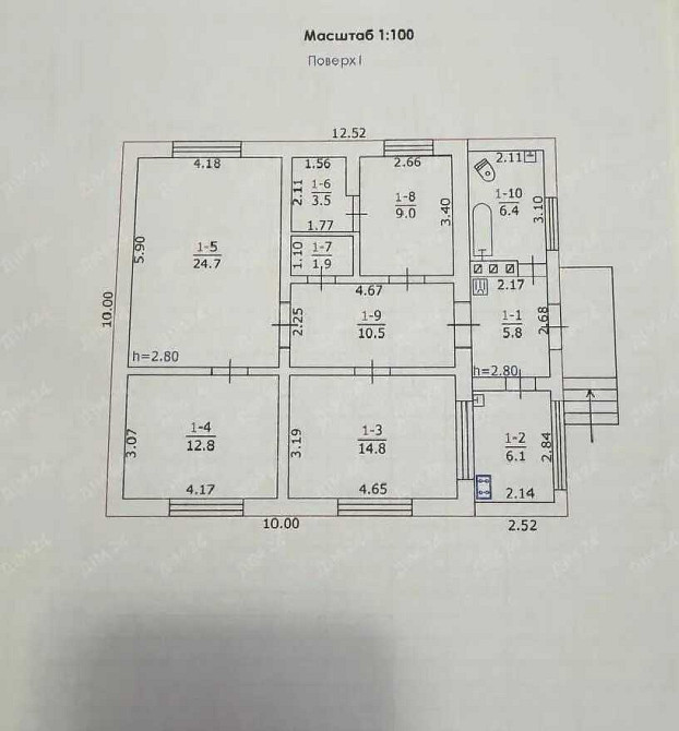 продажа 4-к дом Новосанжарский, Новые Санжары, 29800 $ Новые Санжары - изображение 12