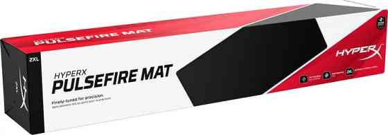 Игровая поверхность для мыши и клавиатуры HyperX Pulsefire Mat 2XL 4Z7X6AA 122х61 см черная Киев