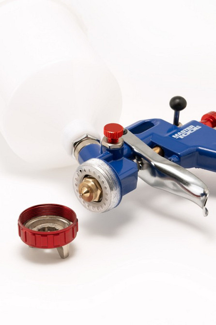 Краскопульт пневматический MASTERTOOL HP DRAW ВПЛБ 600 мл Ø 1,5 мм круглый/плоский факел 120-180 л/м Харків - зображення 3