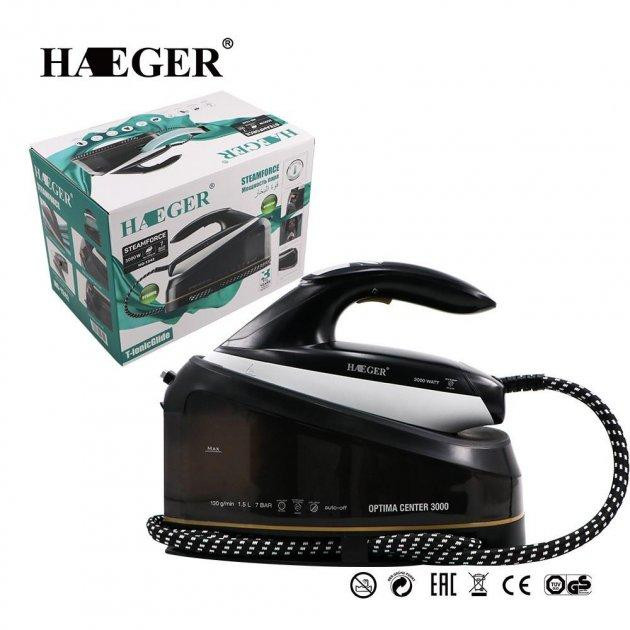 Утюг паровой Haeger HG-1242GI 3000 Вт Київ - зображення 5