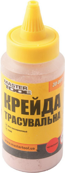 Мел строительный MASTERTOOL 120 г красный 30-0617 Харків - зображення 1