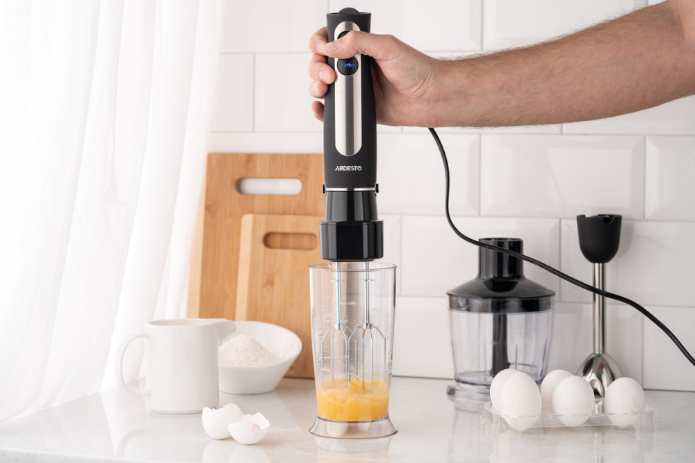 Блендер погружной Ardesto HBG-800BDWHСH 800 Вт черный Київ - зображення 6