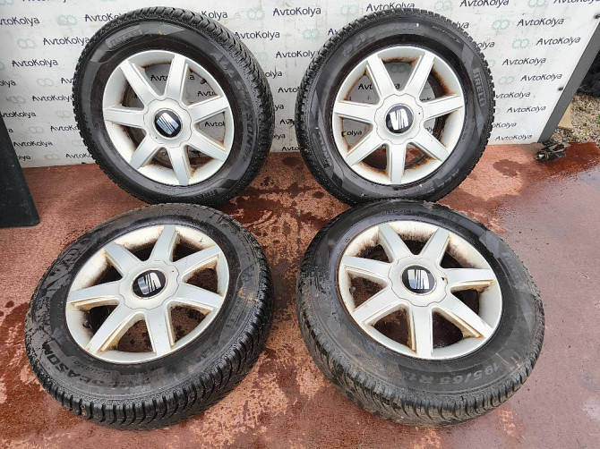 Диск литой с шиной 195/65 R15 Seat Leon 1998-2005 Ковель - зображення 1