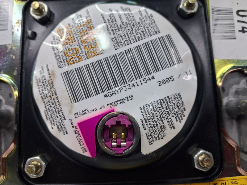 Подушка безопасности в руль Hyundai Tucson 2004-2009 569002E200WK (Арт. 66456) Київ - зображення 5