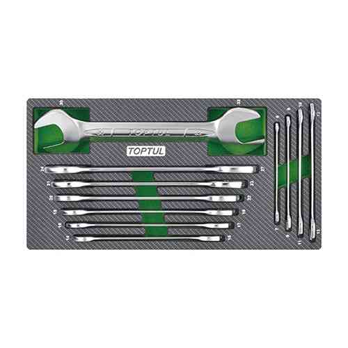 Набор ключей рожковых 6-32мм 11 ед. (в ложементе, тип А) TOPTUL GEA1102 Харків