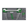 Набор ключей рожковых 6-32мм 11 ед. (в ложементе, тип А) TOPTUL GEA1102 Харьков