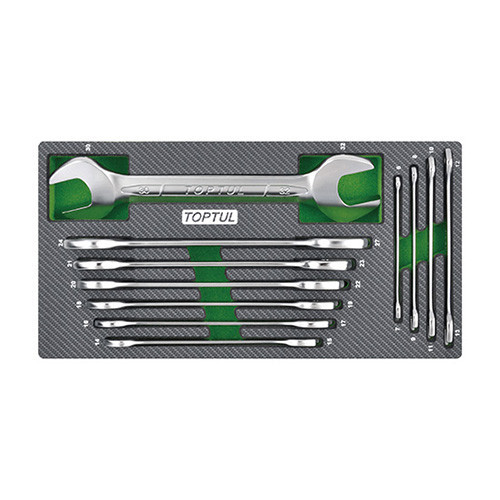 Набор ключей рожковых 6-32мм 11 ед. (в ложементе, тип А) TOPTUL GEA1102 Харьков - изображение 1