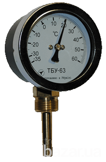Термометр биметаллический радиальный ТБУ-63 (ТБУ 63, ТБУ63, ТБ-63, ТБ-063, ТБ 63, ТБ63, ТБП) Київ - зображення 2