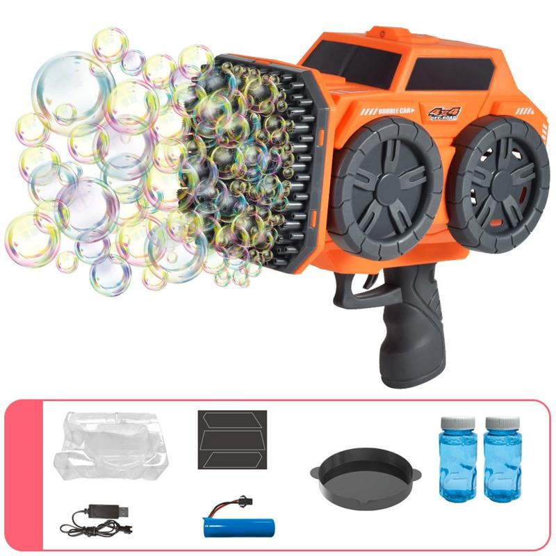 Пистолет с мыльными пузырями SHT KB1294 Car на 139 отверстий + 2xbottle 60ml Херсон - изображение 2