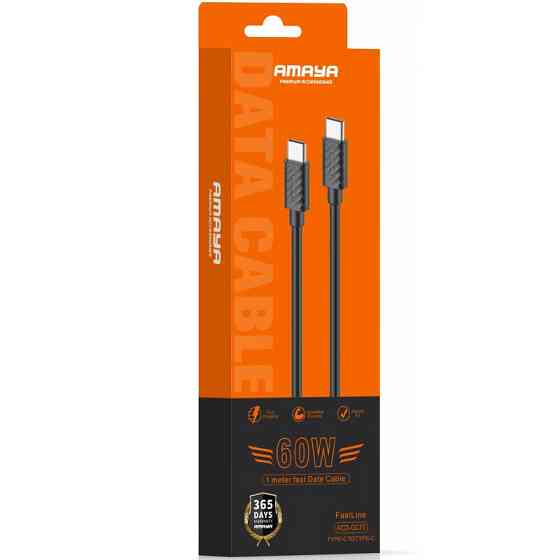 Дата кабель Amaya 77CC Type-C to Type-C 60W (1m) Херсон