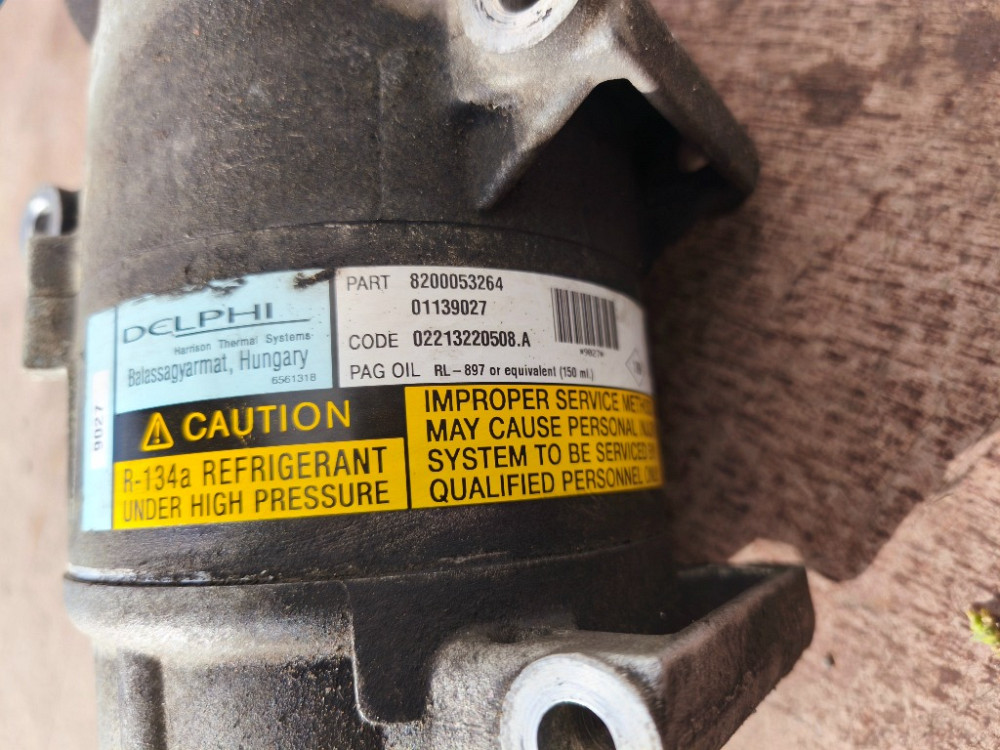 Компрессор кондиционера Nissan Primera P12 1.9 dci 2001-2007 (8200053264) Ковель - зображення 3