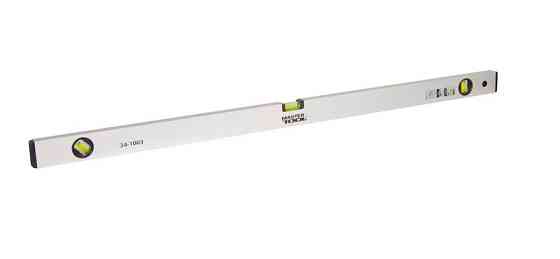 Уровень строительный MASTERTOOL 100 см 3 капсулы 0,5 мм/м 0,03° 34-1003 Харків