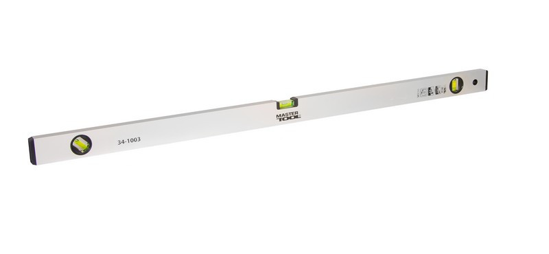 Уровень строительный MASTERTOOL 100 см 3 капсулы 0,5 мм/м 0,03° 34-1003 Харків - зображення 1