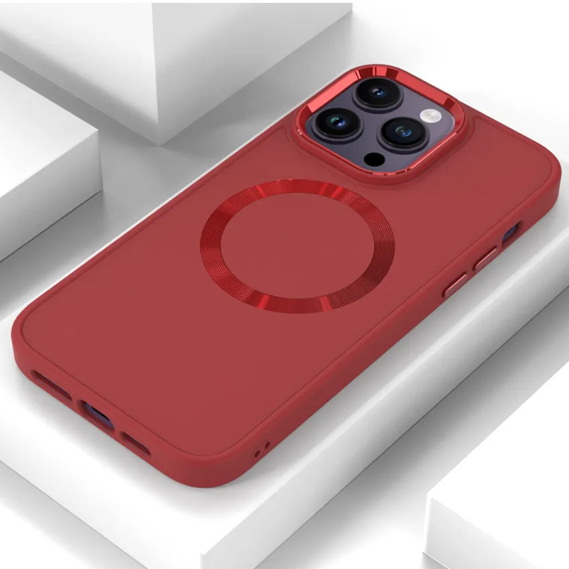 TPU чехол Bonbon Metal Style with MagSafe для Apple iPhone 14 Pro (6.1") Херсон - зображення 2