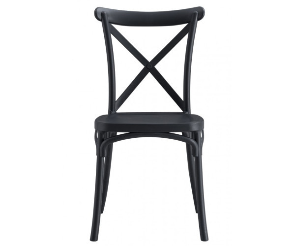 Стілець Кросс пластиковий чорний Дніпро - зображення 2