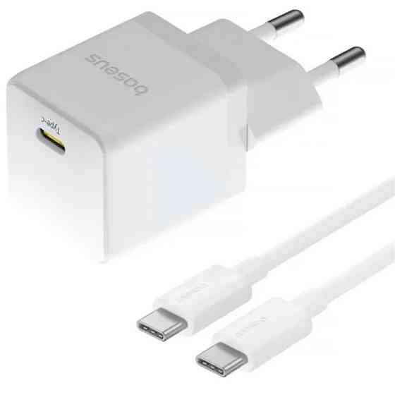 СЗУ Baseus Palm Fast Charger 20W (1USB-C) + кабель Type-C to Type-C (P10111602) Херсон