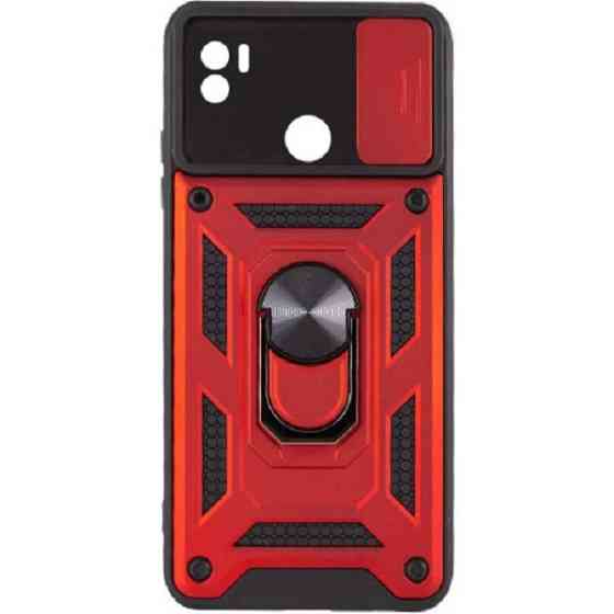 Чохол Camshield Serge Ring for Magnet для Xiaomi Redmi A1 Plus/A2 Plus/Poco C50 Червоний Харьков