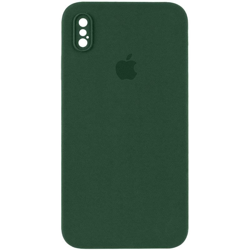 Чехол Silicone Case Square Full Camera Protective (AA) для Apple iPhone X / XS (5.8") Херсон - изображение 2