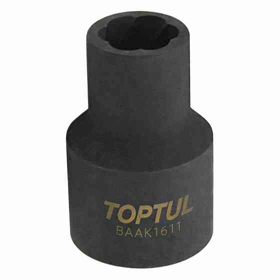 Головка для поврежденных гаек 1/2" 11мм TOPTUL BAAK1611 Харьков