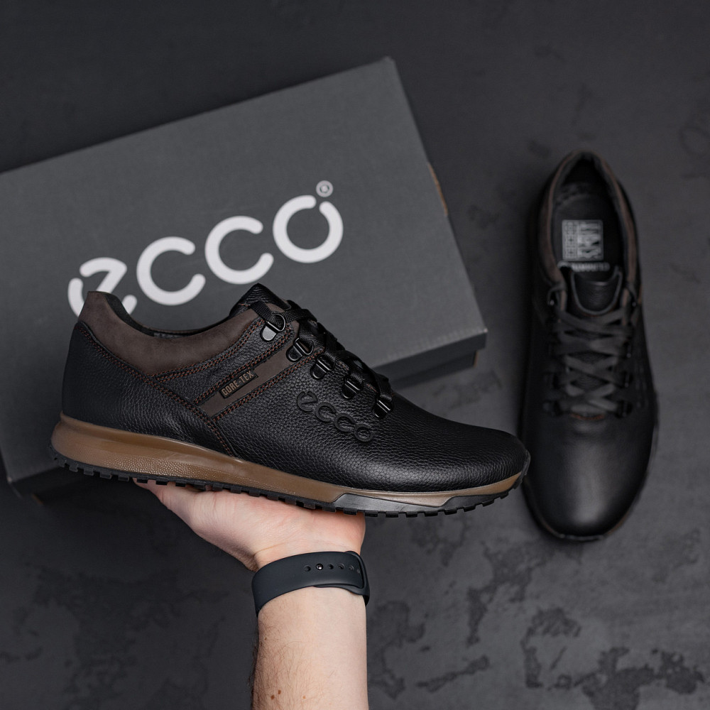 Мужские кожаные кроссовки Е-series Brown Киев - изображение 8