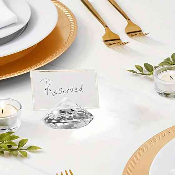 Подставка для меню, посадочной карточки или ценников Кристаллы Leeseph 6шт Одеса