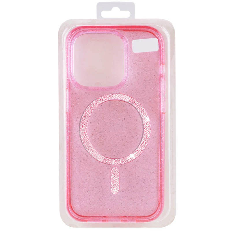 Чехол TPU Eclipse Sparkle (MagFit) для Apple iPhone 15 (6.1") Херсон - зображення 3