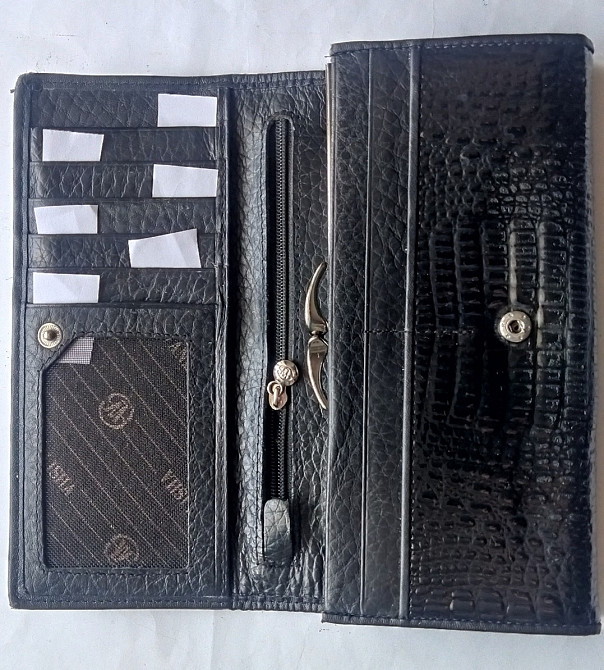 Жіночий гаманець Wanlisha на 16 секцій з блискавкою та застібкою Львів - зображення 7