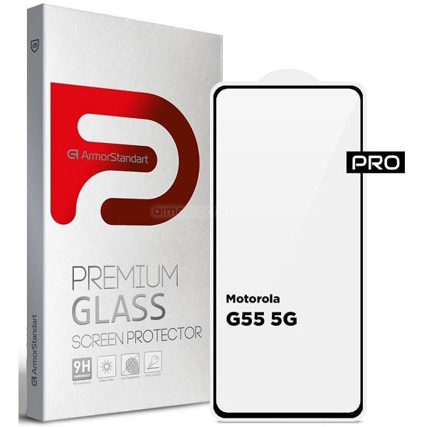 Захисне скло ArmorStandart Pro для Motorola G55 5G Black (ARM81170) (Код товару:39076) Харьков - изображение 2
