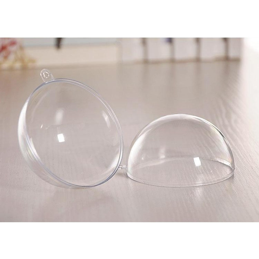 Прозрачный пластиковый разъемный шар 8 см для фото Київ - зображення 5