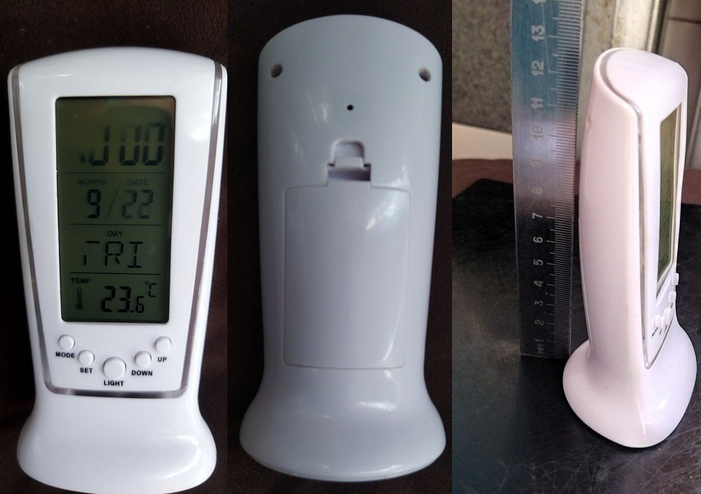 Міні-маленький годинник-будильник(модель510)+бонус Львів - зображення 3