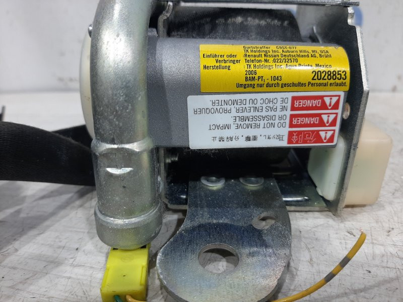 Ремень безопасности передний правый Nissan Tiida 2004-2014 86884EL18B (Арт. 27739) Київ - зображення 5