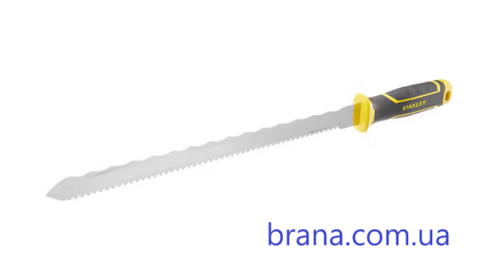Ніж для різання ізолюючих матеріалів з довжиною леза 350 мм STANLEY FMHT0-10327 Вишневе