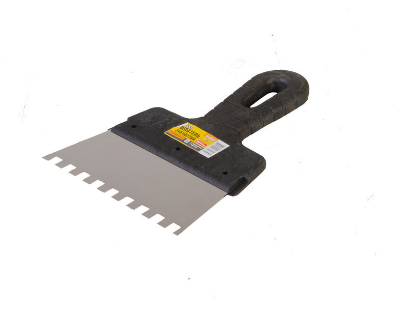 Шпатель зубчатый MASTERTOOL 150х8х8 мм 19-6815 Харьков - изображение 1