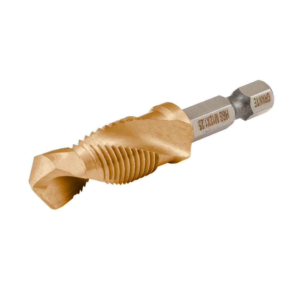 Сверло-метчик GRANITE HSS M12х1.25 мм DIN338 11-12-125 Харьков - изображение 1